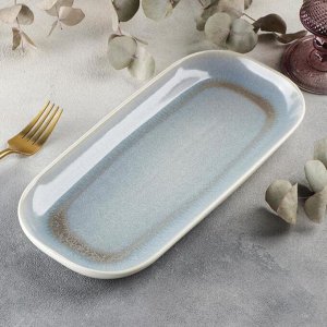 Блюдо для подачи Magistro Ocean, 30x14 см, цвет голубой
