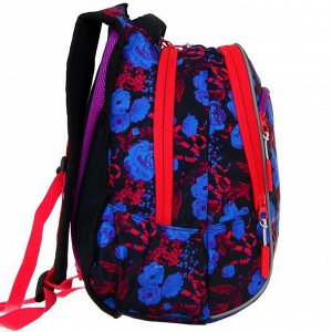 Рюкзак молодежный Across Merlin, эргономичная спинка, 43 х 29 х 15 см, сиреневый/розовый/зелёный/голубой