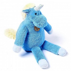 Мягкая игрушка «Единорог», 28 см, длинноногий, цвет голубой
