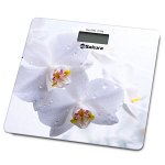 Весы бытовые напольные электронные SA-5065WF ultraslim 180кг орхидеи