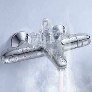 Термостат для ванны GROHE Grohtherm 1000 ,1/2 двухвентильный, настенный монтаж