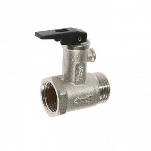 Клапан для водонагревателя TIM BL5812, 1/2", с ручкой сброса