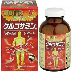 MARUMAN Глюкозамин Glucosamine MSM Support 100 дней