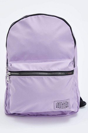 Женский большой школьный рюкзак Defacto Fit с буквенным принтом