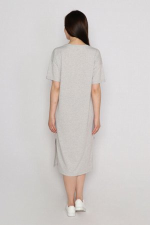 Платье "Икона Стиля", серый меланж