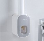 Диспенсер для зубной пасты, надпись &quot;Ecoco&quot;, цвет серый
