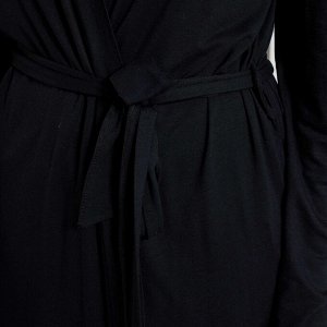 Домашний халат-кимоно - черный