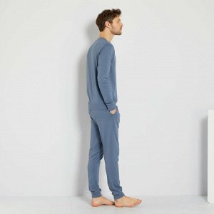 Длинная пижама Eco-conception - голубой