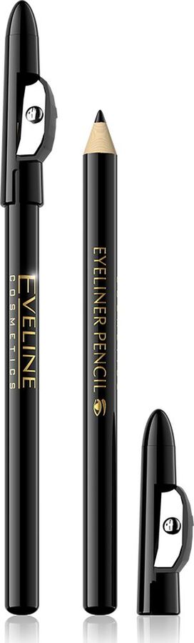 Контурный карандаш для глаз с точилкой EYELINER PENCIL - коричневый