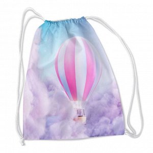 Сумка-рюкзак Воздушный шар в облаках