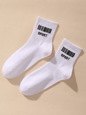 Мужские носки с текстовым принтом