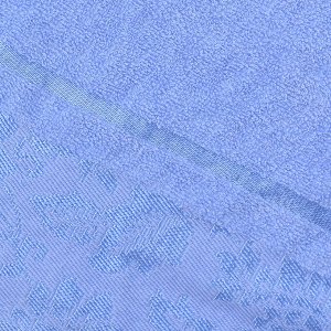 Полотенце махровое "Сильвия" 50х90см, гладкокрашенное, 375г/м2, бледно-васильковый (Россия)