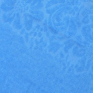 Полотенце махровое 70х130см, гладкокрашенное, 350г/м2, небесный (голубой) (Россия)