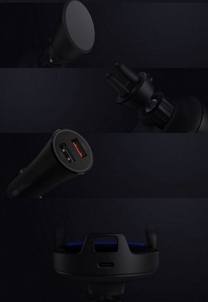 Беспроводное автомобильное зарядное устройство Xiaomi 30W Wireless Car Charger