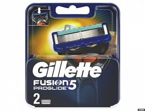 Gillette сменные кассеты Fusion ProGlide, 2шт