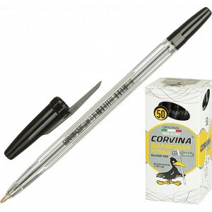 Ручка шариковая неавтоматическая CORVINA 51 Classic черный 1,0мм ...