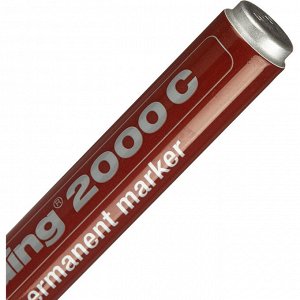 Маркер перманентный EDDING 2000C/7 коричневый 1,5-3мм металл.корп...