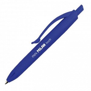 Ручка шариковая автомат MILAN MINI P1 TOUCH, Touch, 1,0мм, синий,...
