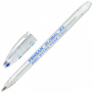 Ручка шариковая неавтоматическая PENSAN GLOBAL 21 синяя, 0,5мм 22...