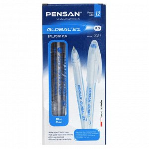 Ручка шариковая PENSAN GLOBAL 21 синяя, 0,5мм 2221