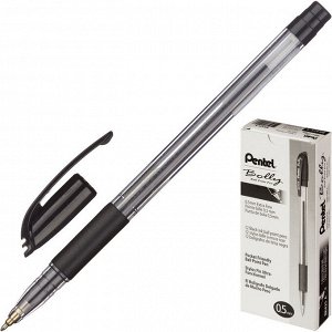 Ручка шариковая PENTEL Bolly BK425-A резин.манжет.,черный 0,5мм