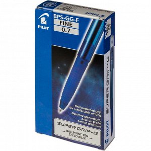 Ручка шариковая PILOT Super Grip G BPS-GG-F-L резин.манжет. синяя...