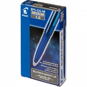 Ручка шариковая PILOT Super Grip G BPS-GG-M-L резин.манжет. синяя...