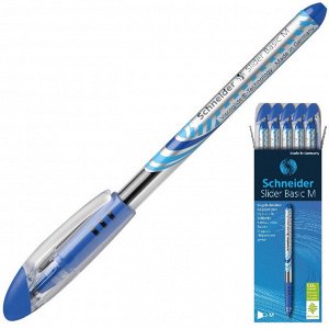 Ручка шариковая неавтоматическая SCHNEIDER SLIDER синий 0.5мм Гер...