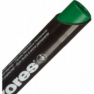 Маркер перманентный KORES зеленый 3-5 мм скошенный наконечник 209...