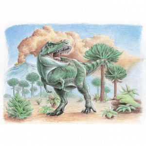 Набор для творчества картина Тираннозавр рекс Скетч,21х14.8см,RPS...