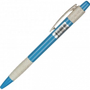 Ручка шариковая автоматическая Attache Eco, корп ассорт, цвет чер...