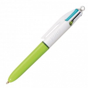 Ручка шариковая автоматическая BIC 4COLORS FASHION 4 цвета, 0.32м...