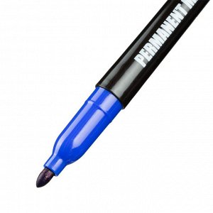 Маркер перманентный синий 2 мм