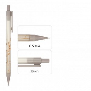 Карандаш механический IceGraphix полевые цветыHB 0,5мм,пласт туба...