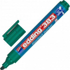 Набор маркеров для флипчартов EDDING 383, 1-5 мм, 4 цвета в ПВХ к...