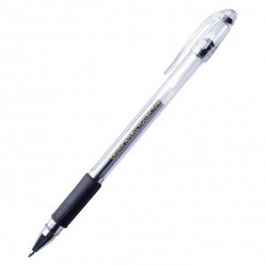 Ручка гелевая неавтоматическая CROWN HJR-500R 0,5мм. рез. манж. ч...