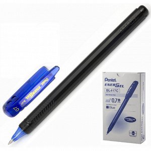 Ручка гелевая Pentel Energel BL417-C, черн.корпус, синий, 0,7мм