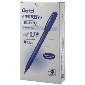 Ручка гелевая неавтоматическая Pentel Energel BL417-C синий, 0,7м...