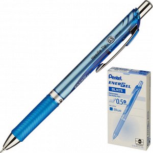Ручка гелевая автоматическая PENTEL BLN75C EnerGel рез.манжет 0,3...