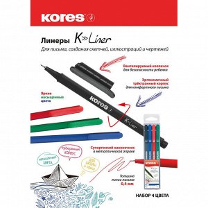 Линер KORES K Liner 0,4 мм набор 4шт.