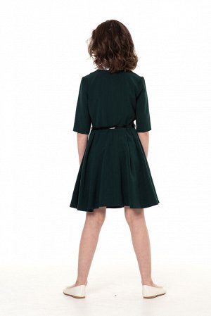 Зеленое школьное платье, модель 0145/1