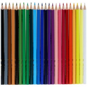 Карандаши цветные Faber-Castell 24цв., трехгран., заточен.,120524...