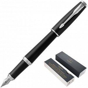 Ручка перьевая PARKER URBAN MATT BLACK CT 1 синий картр 0,8мм 193...