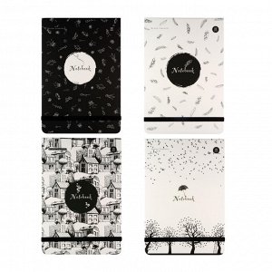 Блокнот А5 100л точка,вертик MEGAPOLIS JOURNAL BLACK&amp;WHIT...