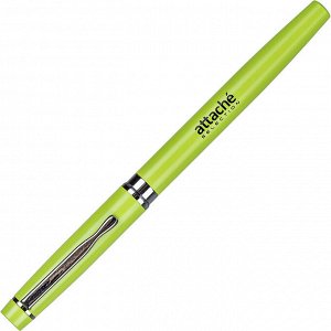 Ручка гелевая Attache Selection Lime, зеленый корпус, неавтомат. ...