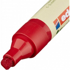 Маркер для флипчартов EDDING 32/2 Ecoline, 1-5 мм, красный, скош....