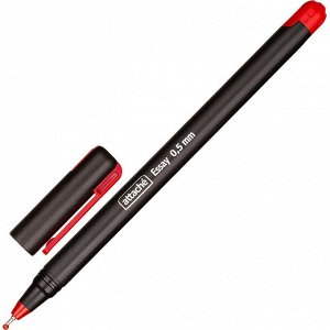 Ручка шариковая неавтоматическая Attache Essay, 0,5мм, красный ст...