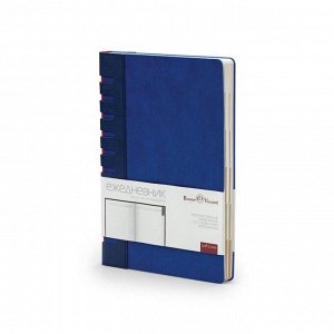 Ежедневник недатированный а5 148x212 мм Bergamo синий 272 стр. 3-...