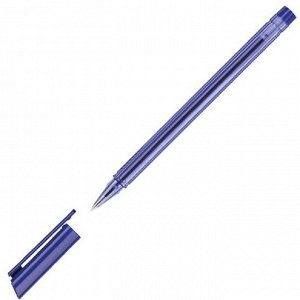 Ручка шариковая Attache ATLANTIC трехгранный корп,цв.чернил синий