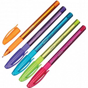 Ручка шариковая Attache Glide TrioGrip 0,5мм син, масл, треуг, не...